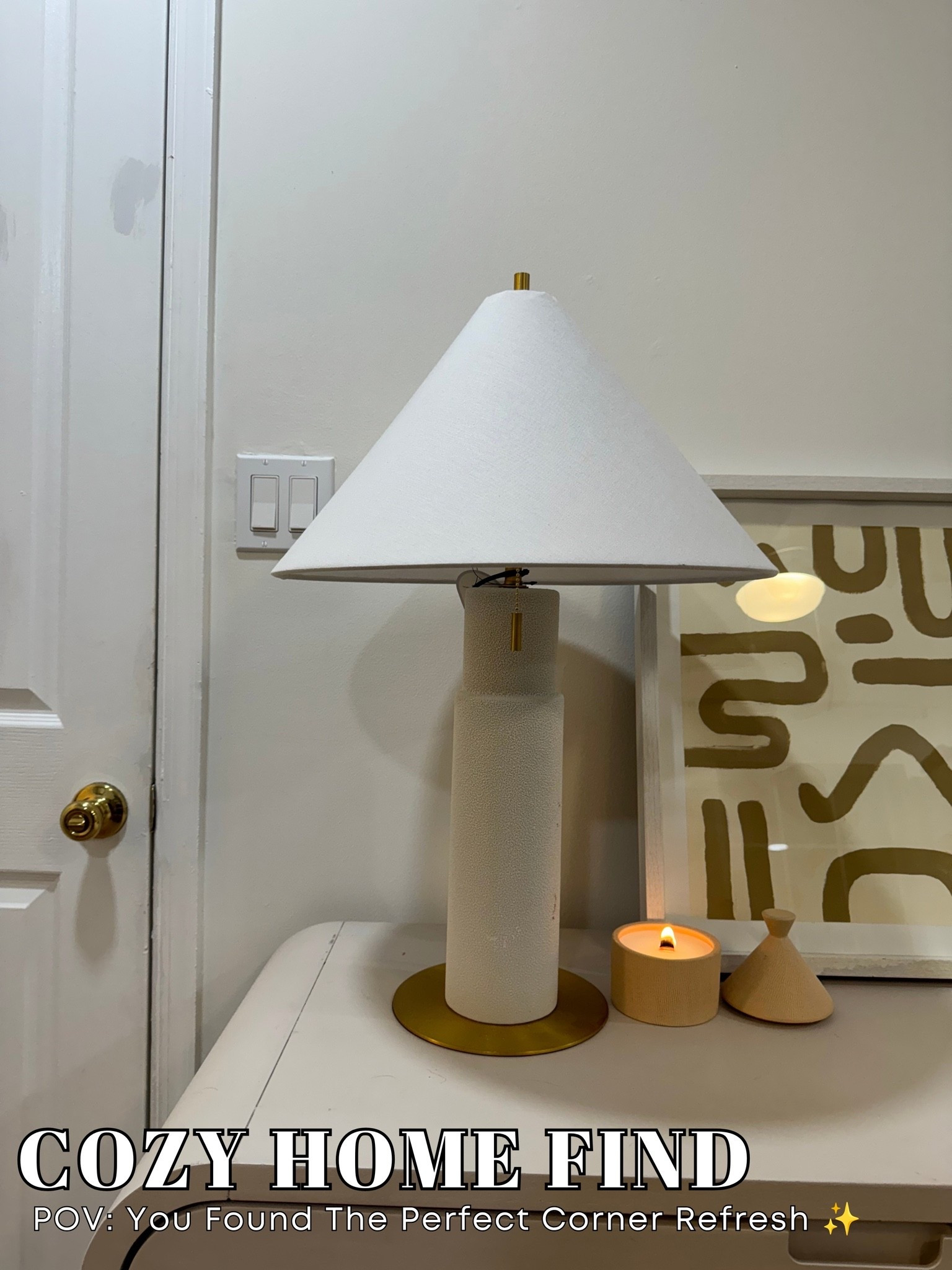 Saving this home decor find for anyone who loves a warm and minimal space. A simple table lamp can completely change the mood of a room by adding soft lighting, texture, and a cozy touch to everyday corners. modern table lamp, cozy home decor, minimalist home ideas, bedroom lighting, neutral home decor, apartment decor

#LTKHome #LTKSeasonal #LTKU