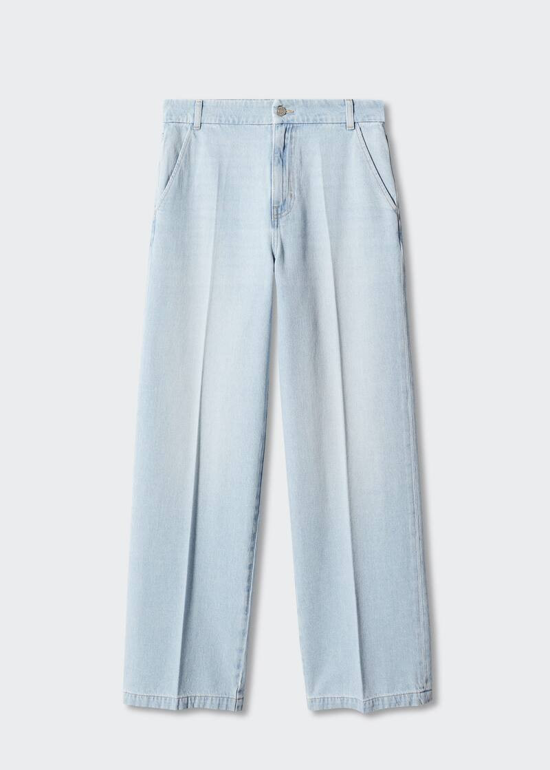 Low waist wideleg jeans | MANGO (US)