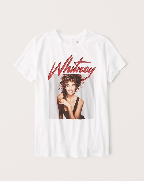 Whitney Houston Relaxed Graphic Tee | Abercrombie & Fitch (US)