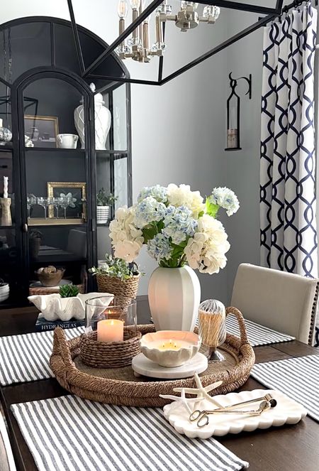 Add coastal touches to your home with coastal style and scented candles from Walmart and Pottery Barn. Pacific Grove and Emery Mediterranean candle (in the cabinet) free shipping for a limited time, shop soon! Vase, florals, coastal tray, candle accessories  

#LTKFindsUnder50 #LTKSaleAlert #LTKHome