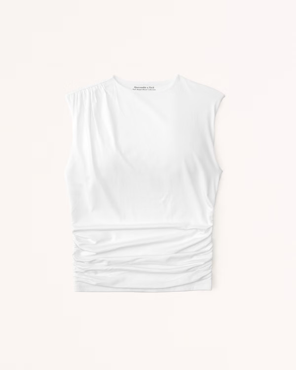 Draped Shell Top | Abercrombie & Fitch (US)