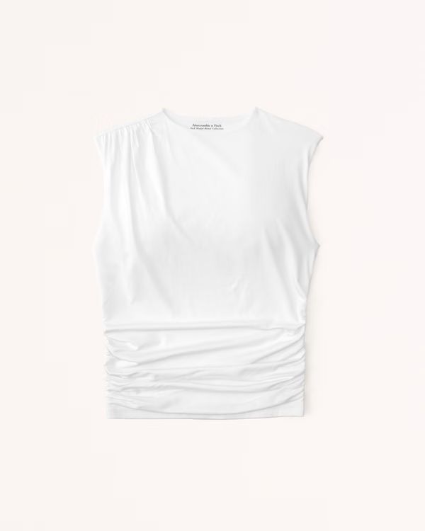Draped Shell Top | Abercrombie & Fitch (US)