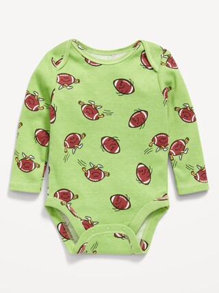 Printed Long-Sleeve Bodysuit for Baby | Old Navy (CA)