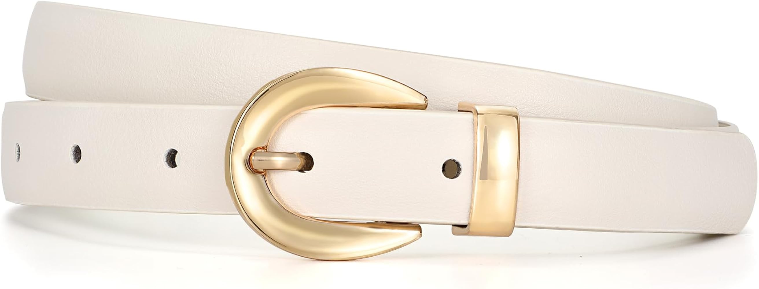 XZQTIVE Women's Leather Belts for Jeans Dress Pants Fashion Black Belts for Women Ladies Waist Be... | Amazon (US)