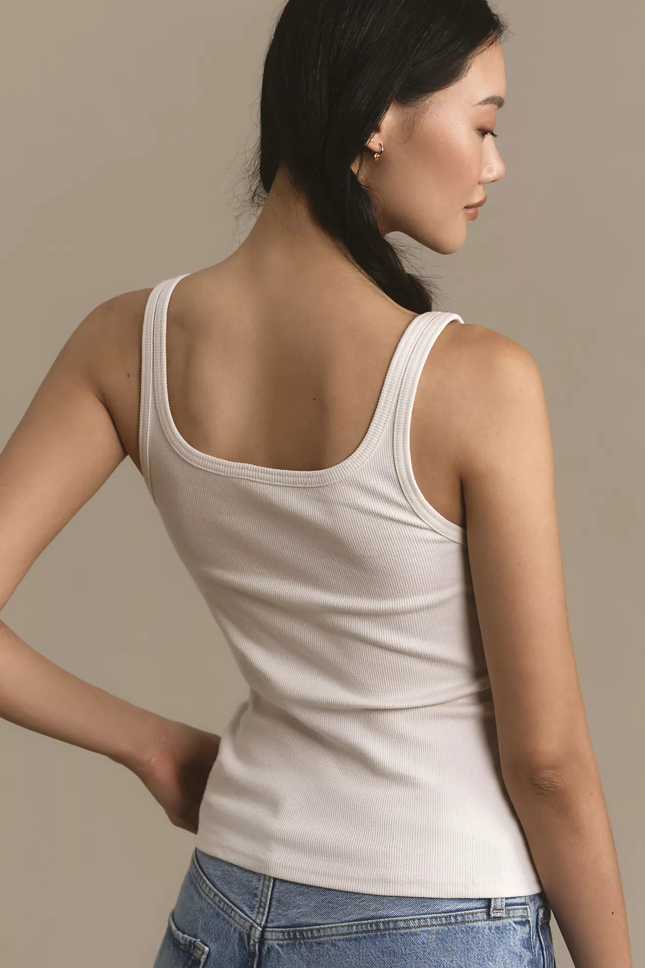 Pilcro Scoop-Neck Tank | Anthropologie (US)