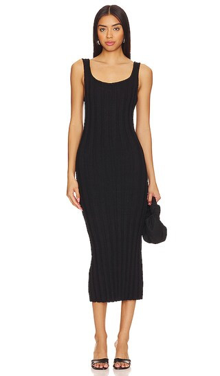 Santos Sweater Midi Dress in Black | Revolve Clothing (Global)