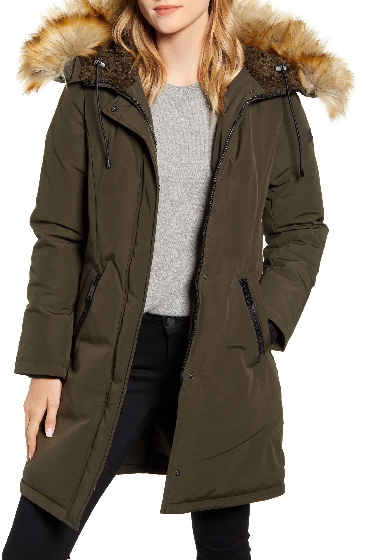 Faux Fur Trim Down Parka | Nordstrom