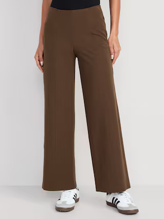 High-Waisted Pull-On Pixie Wide-Leg Pants for Women | Old Navy (US)