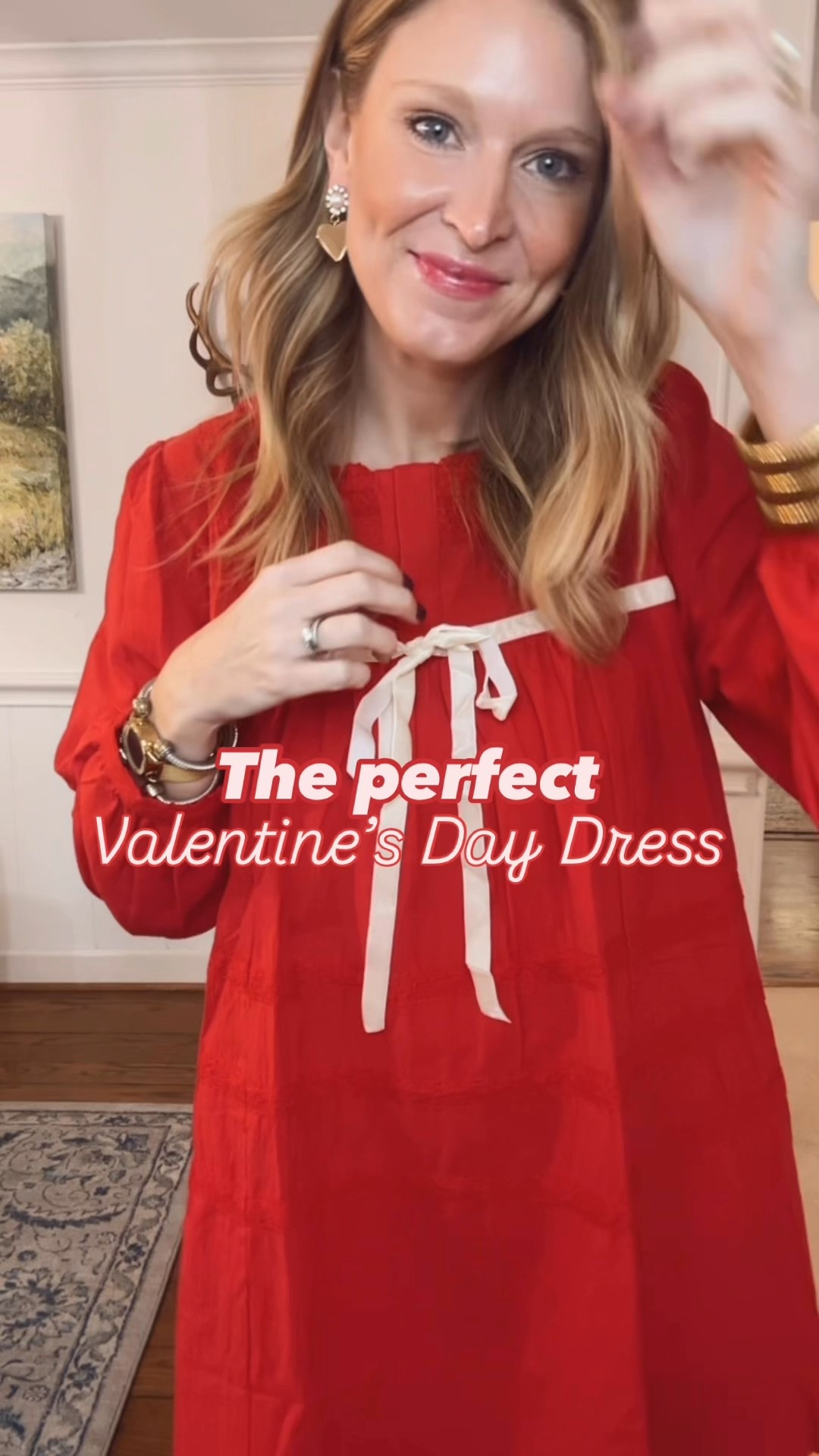 Love this cute little dress from Amazon! The bow is adorable and it’s so comfortable. In size M. Boots also Amazon!