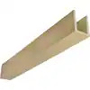 Ekena Millwork Heritage Timber 7.5 in. x 5.5 in. x 10 ft. Mena Primed Tan Faux Wood Beam BMMAS3C00600X0800X120OT | The Home Depot