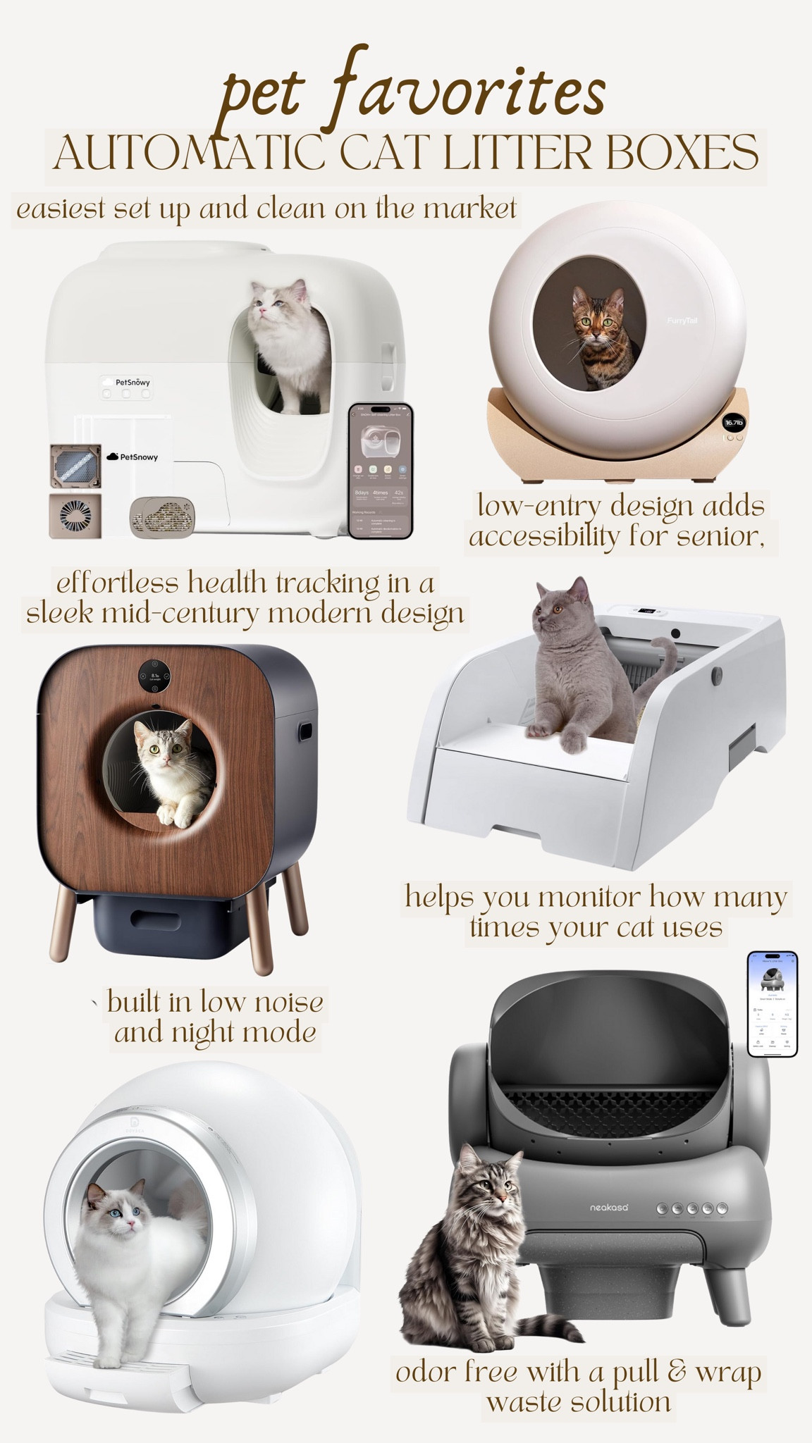 Pet Favorites - Automatic Cat Litter Box - Home

#LTKHome #LTKFamily #LTKSeasonal