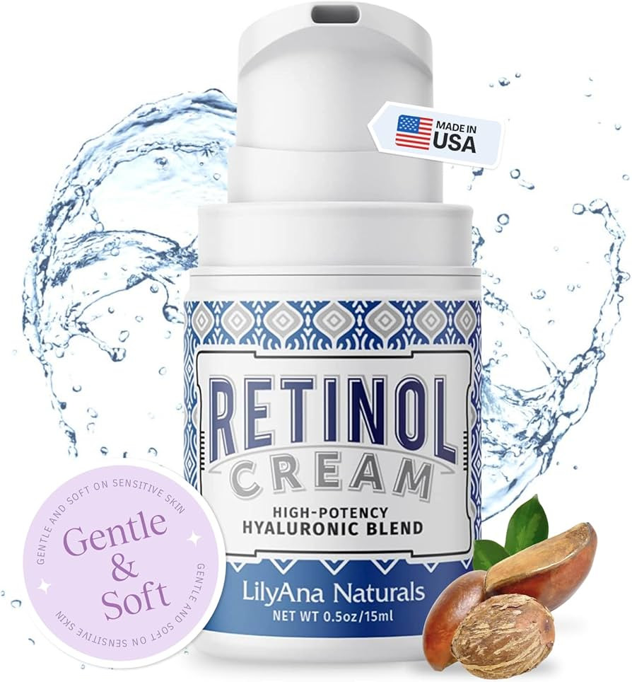 LilyAna Naturals Retinol Cream | Anti Aging, Wrinkle | Face, Neck | Retinol Complex | 0.5oz | Amazon (US)