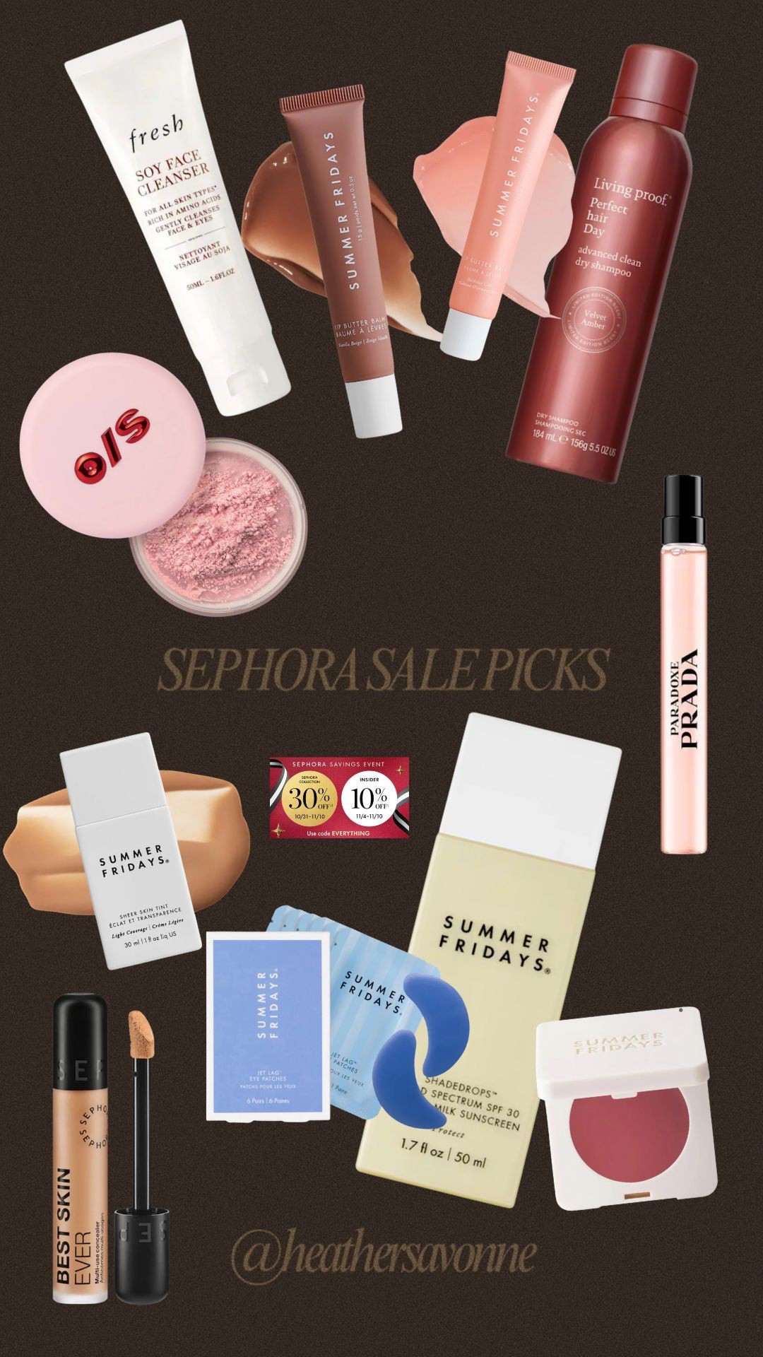 MY TOP SEPHORA SALE PICKS 

#LTKselfcare #LTKBeauty #LTKCyberWeek