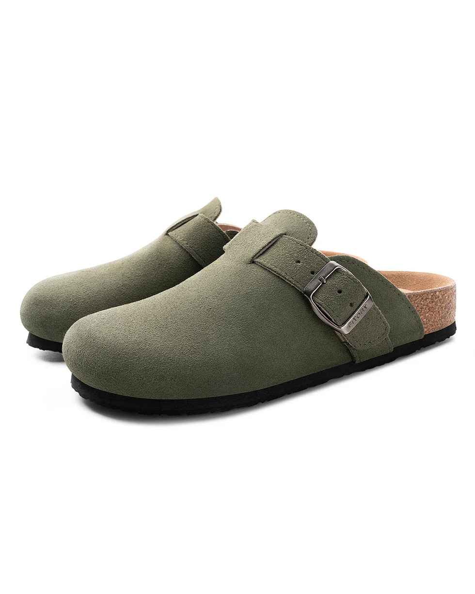 Breathe | Comfortable Clogs - Women / Green / 8.5 | Fitory Footwear US