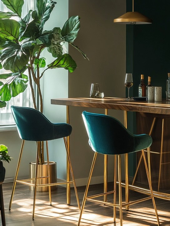Breakfast bar by morning, cocktail bar by evening—this is multifunctional living done right. A high table paired with two elegant velvet high chairs instantly creates a space that works from sunrise coffee to evening wine. Add a statement plant in a gold planter to elevate the entire setup and bring warmth, balance, and visual interest into the room.

This look is perfect for a kitchen refresh, small apartment refresh, or even a living room corner that needs purpose. Gold finishes add instant warmth and luxury, while the greenery—real or faux—softens the space and keeps it feeling fresh and inviting. The beauty of this setup is its simplicity: just a few well-chosen pieces that feel intentional, elegant, and practical.

Whether you’re hosting friends, enjoying a quiet morning, or creating a stylish home bar moment, this setup proves that everyday spaces can feel refined without being complicated.

#KitchenRefresh
#BreakfastBarStyle
#HomeBarIdeas
#SmallApartmentDecor
#GoldAccentDecor
#ModernLuxuryHome
#HighChairStyle
#StatementPlant
 

 #LTKHome