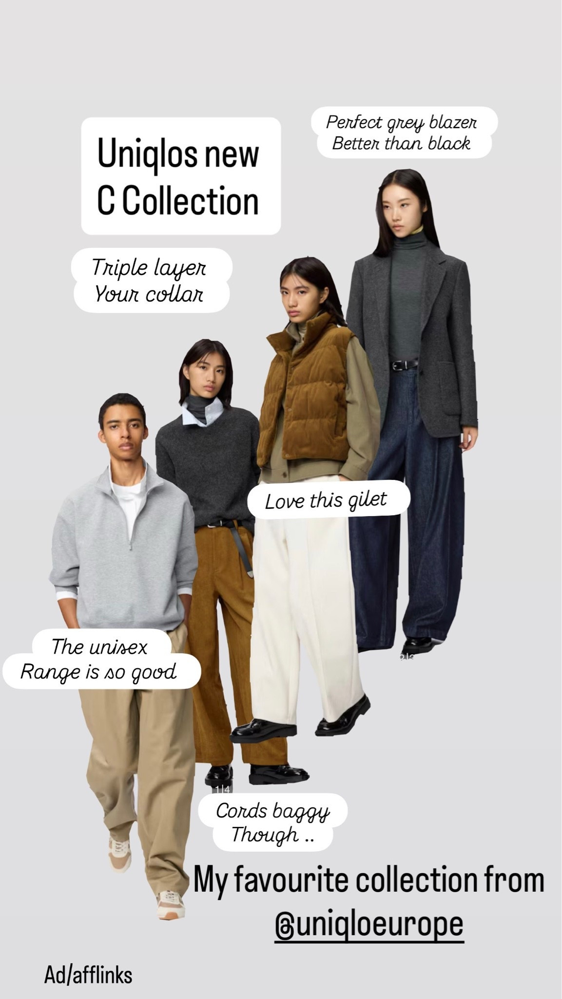 My favourite Collection from Uniqlo 
Look at size guides and usual helpful 
The unisex pieces are so good

#LTKuk #LTKFashionMonth #LTKeurope