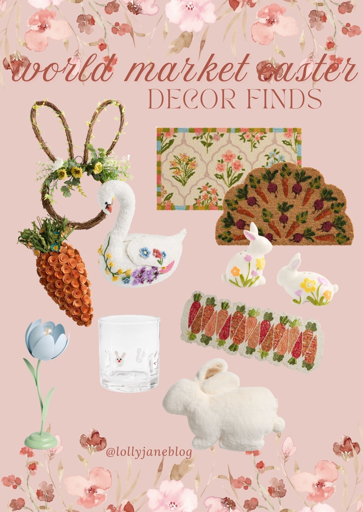 World market Easter decor finds! 🌷✨💛💕 

#LTKSeasonal #LTKHome #LTKSaleAlert