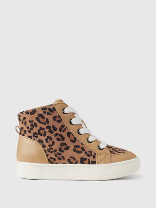 Toddler Leopard High-Top Sneakers | Gap (US)