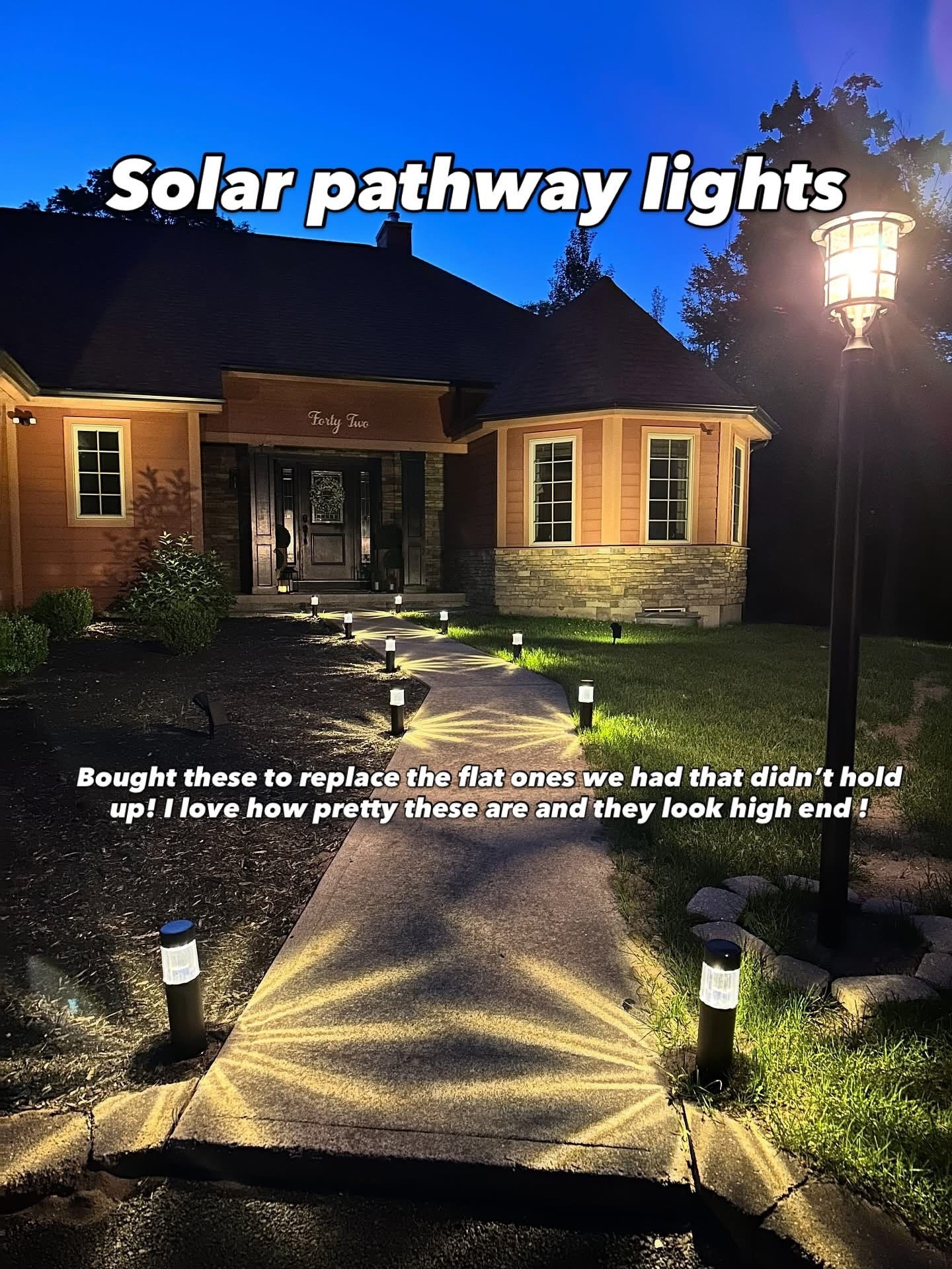 The prettiest solar lights I put on our walkway this year! Looks so high end 



#LTKHome #LTKStyleTip