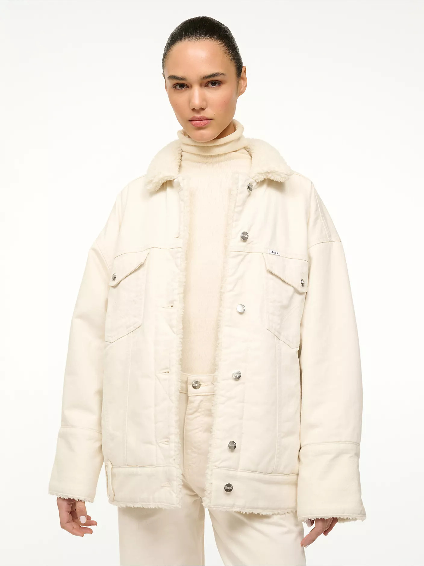 Wrangler + STAUD Reversible Biggest Jean Jacket | Wrangler