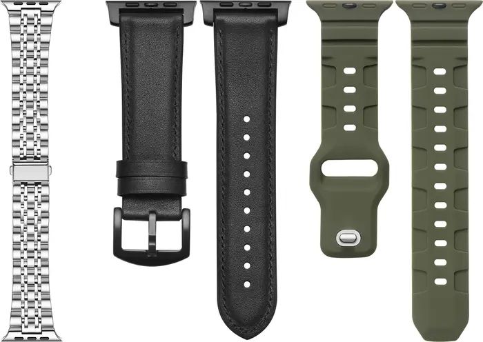 3-Pack 24mm Apple Watch® Watchbands | Nordstrom