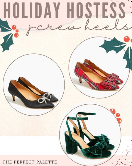 Holiday heels from j.crew! ✨ Take 50-60% off everything this weekend only. #jcrew  

 #christmas #holidayoutfit #heels #partydress #holiday #plaid #tartan #holidaypartyoutfit #hostess #j.crew #j.crewfactory #jcrewfactory 

#LTKshoecrush #LTKGiftGuide #LTKHoliday
