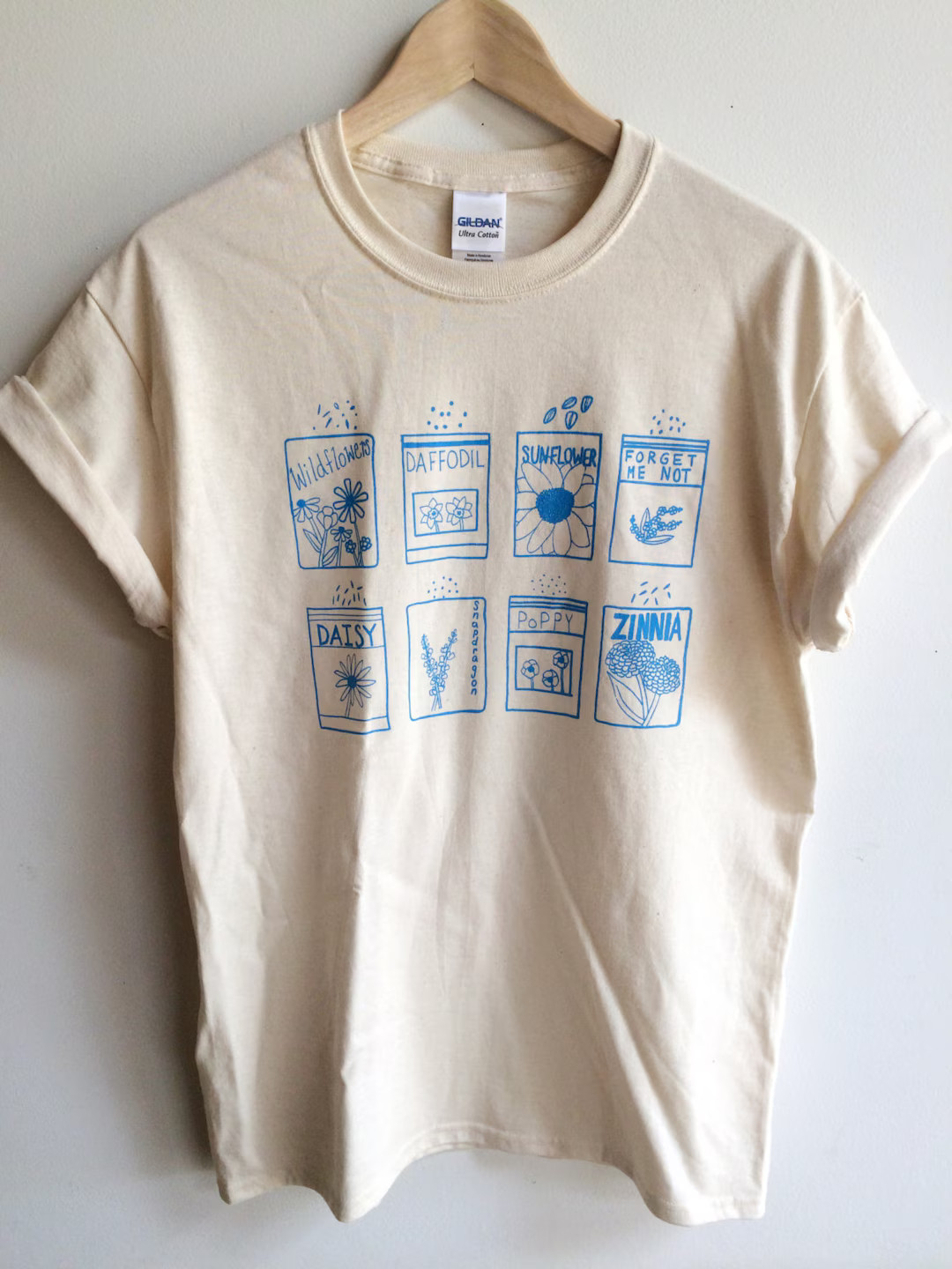 Garden Shirt, Graphic Tee, Flower Shirt, Clothing Gift, Foodie Gift, Gardening Gift - Etsy | Etsy (US)