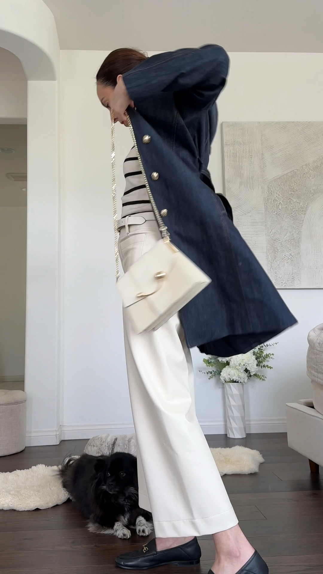 Sweater: S / Pants: 26 petite / Jacket: XS / lip color: Lady Danger 

It’s rare to have a Sunday Funday with friends these days. But with my birthday coming up, my bestie made it happen. Her hubby babysat, and we had a day to ourselves. 

We went to the mall for matching friendship bracelets (more on that soon) and enjoyed kid-free sips and snacks. She’s going to Paris this weekend so I guess I had French girl vibes in my mind when picking out what to wear: stripes, denim, loafers, and a red lip (which I rarely do these days as a mom!). As for the sleek braid… let’s just say I’m very overdue for a haircut 🙈

💄 Beauty tip: To make my red lip last longer, I fill in my lips completely with liner before applying lipstick and gloss.

#LTKPetite #LTKWatchNow #LTKOver40