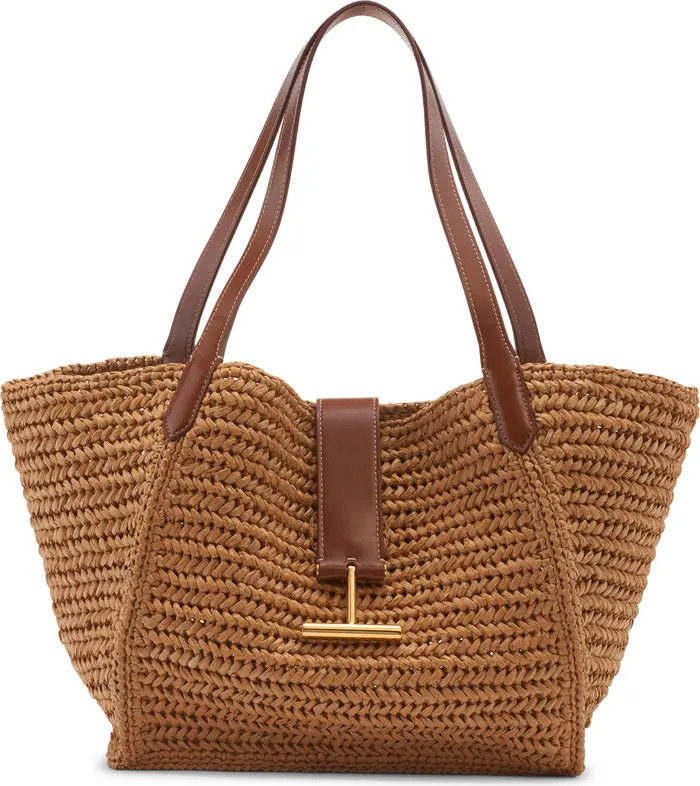 TOM FORD Medium Tara Raffia Tote | Nordstrom | Nordstrom