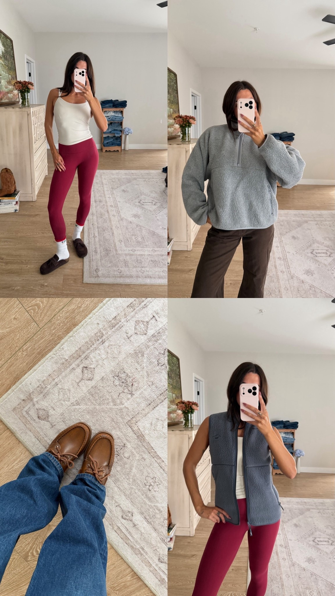 Aritzia fall jackets and clothes! 4 in leggings, S in tank. XL in grey fleece jacket and S in vest! TTS sperry

#LTKStyleTip #LTKFindsUnder100 #LTKSeasonal