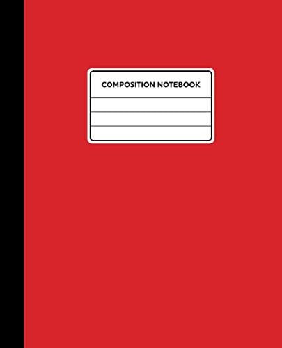 Composition Notebook: Wide Ruled School Subject Composition Notebook for Kids & Teens | 100 Pages... | Amazon (US)