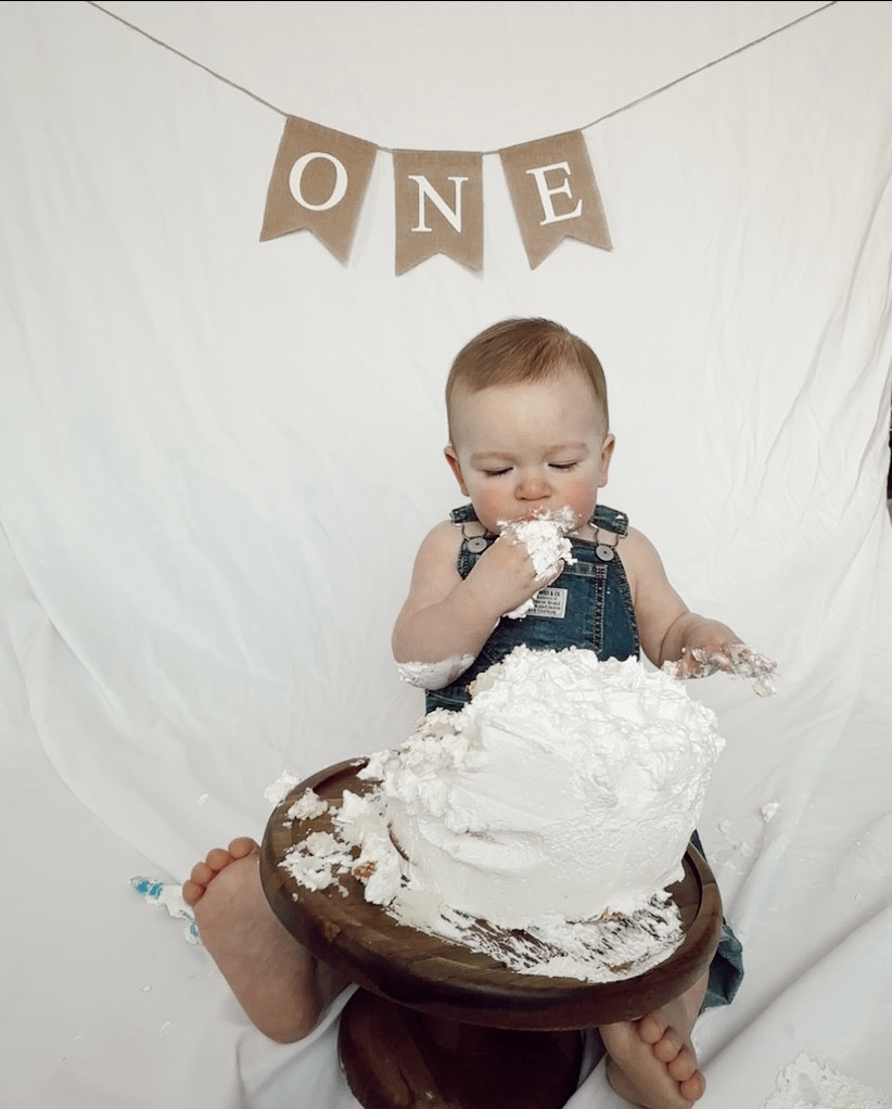 An easy at home DIY smash cake photo shoot with your little one for their first birthday!!! How cute are these little outfits for a little boy on his first birthday I’m seriously obsessed with my nephew 🤠🥹 can’t wait to see how all these professional photos turn out!! Linking some of the cutest outfits for your little boy and little girls first birthday photo shoot or birthday party! 

#LTKFamily #LTKBaby #LTKKids