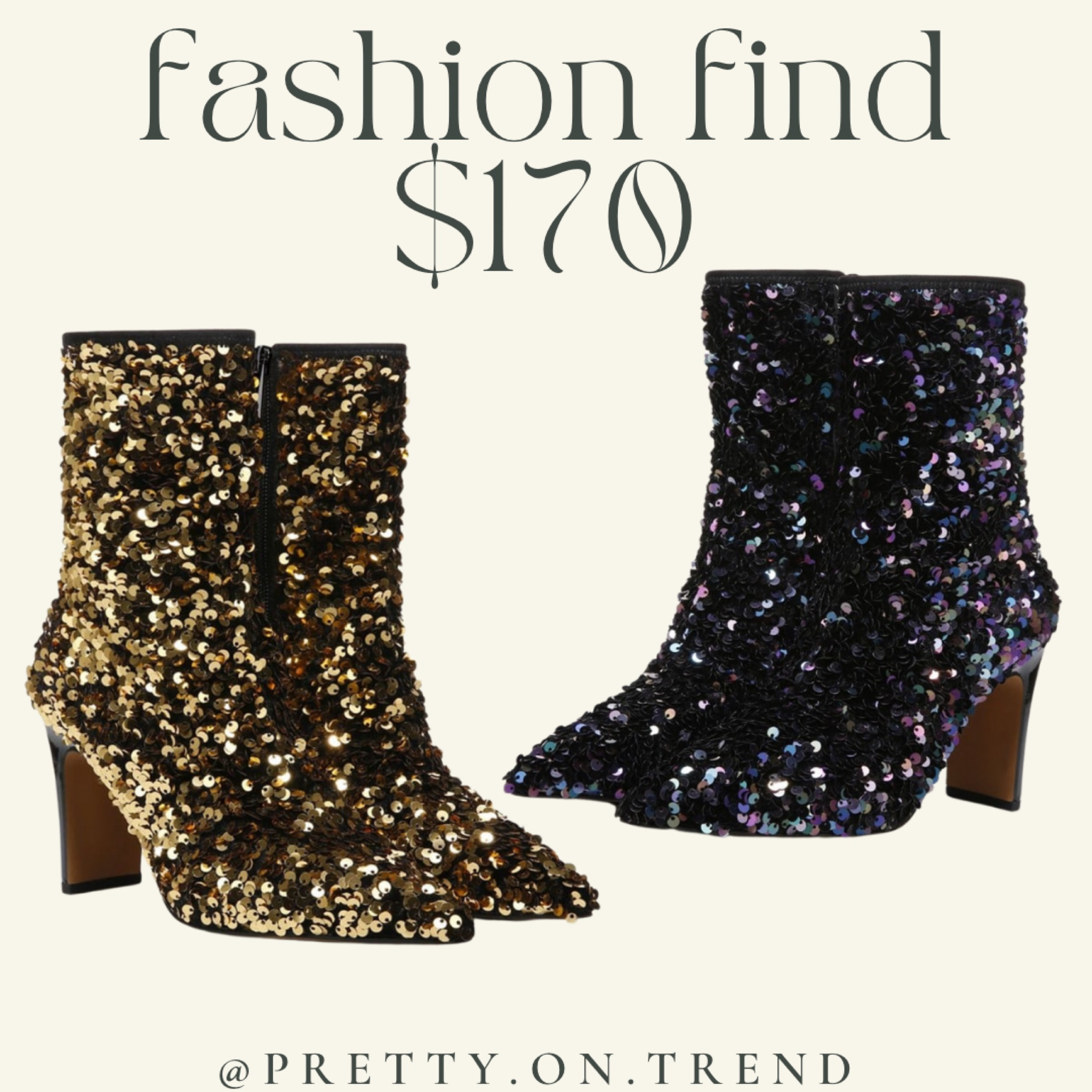 Sequin booties 

#LTKshoecrush #LTKHoliday #LTKSeasonal