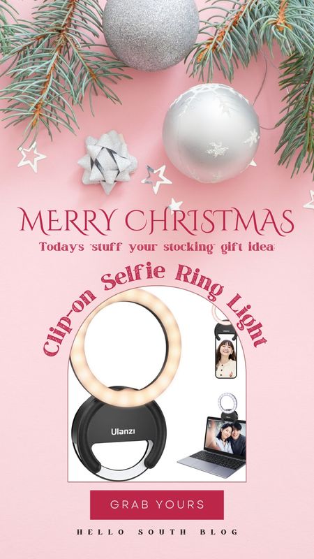 Does anyone not take a selfie anymore? If you do then you know that lighting can make all of the difference in the world. 

Give the gift of good lighting in someone’s stocking this year! Lol! And grab one for yourself while you are at it! 

Gifts for everyone 
Gifts for her
Phone accessories 
Selfie clip on light

#LTKHoliday #LTKfindsunder50 #LTKbeauty