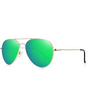 WOWSUN Classic Polarized Aviator Sunglasses for Women Men | Amazon (US)