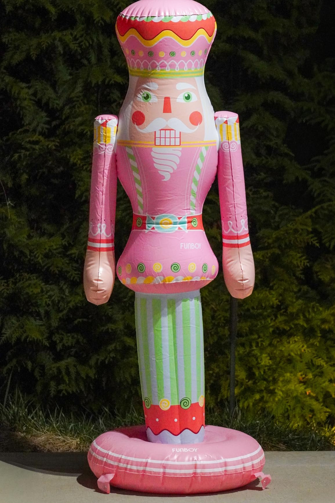 FUNBOY Pink Inflatable Nutcracker – 5ft Tall Indoor/Outdoor Holiday Decoration – Oversized Ch... | Amazon (US)