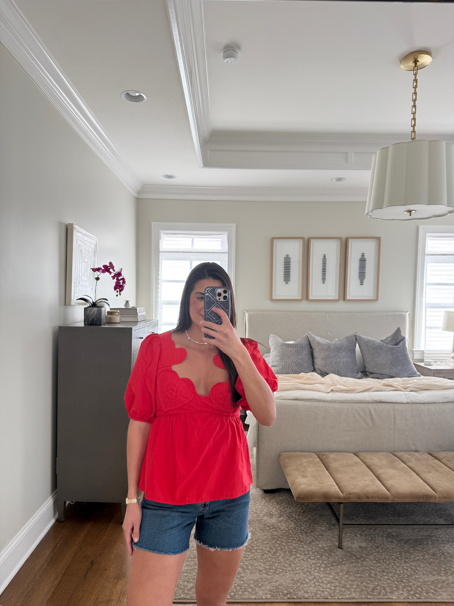 The heart scallops are adorable 🥺

Valentine’s Day top, dad short, farm rio, valentines outfit, valentines top, outfit inspo, Grace white

#LTKootd #LTKValentine #LTKgrwm