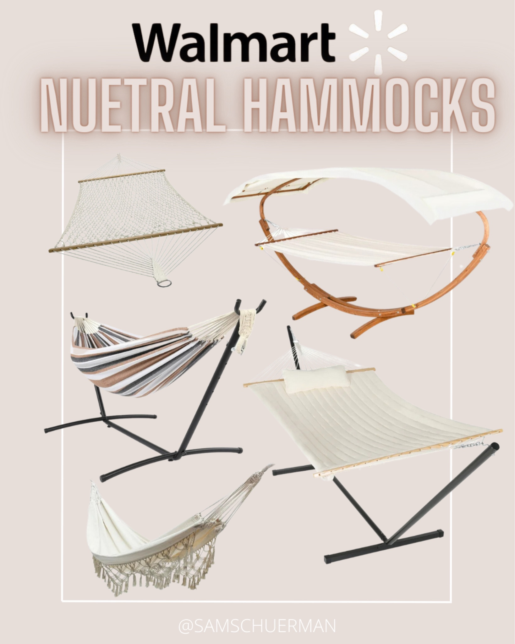 Neutral hammocks at Walmart. 



#LTKfindsunder100 #LTKSeasonal #LTKhome