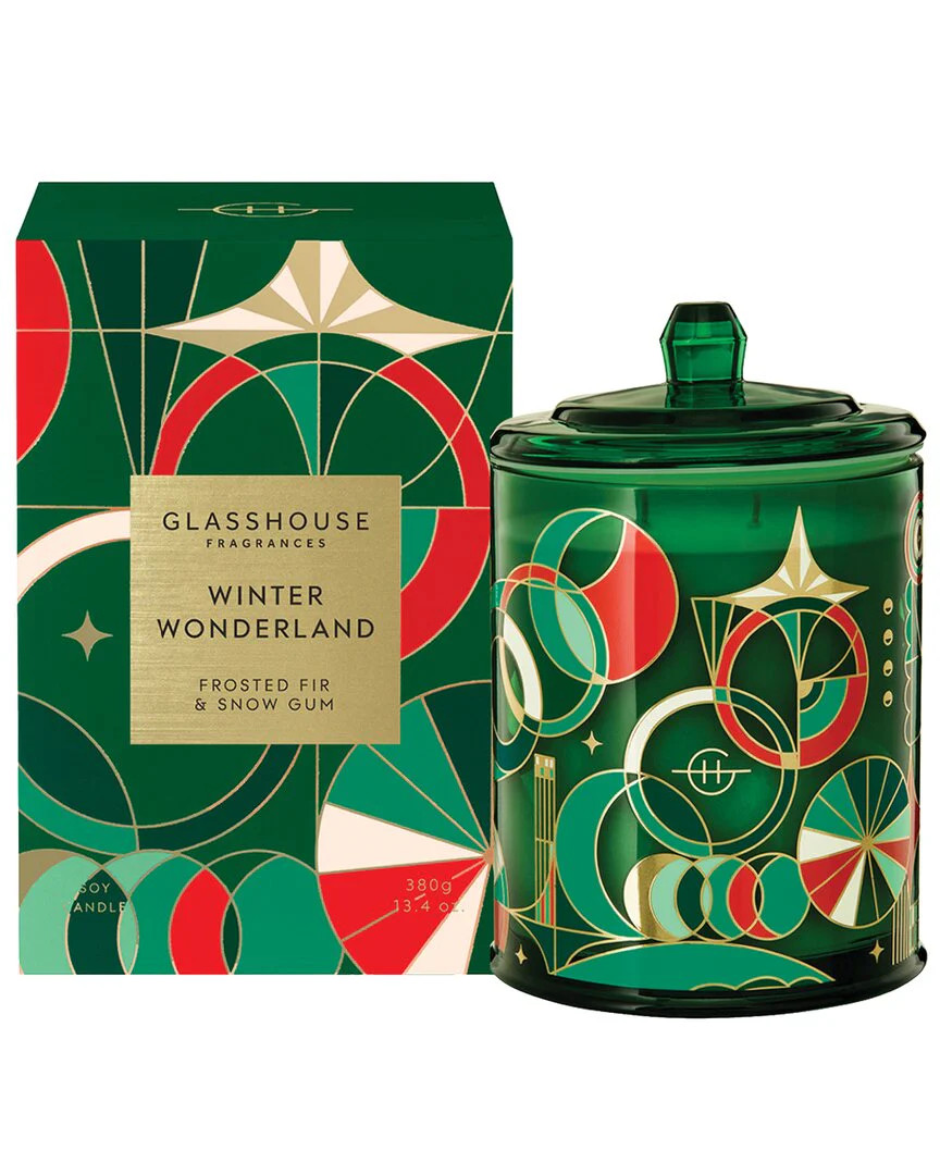 Glasshouse Fragrances Winter Wonderland 380G Candle | Shop Simon