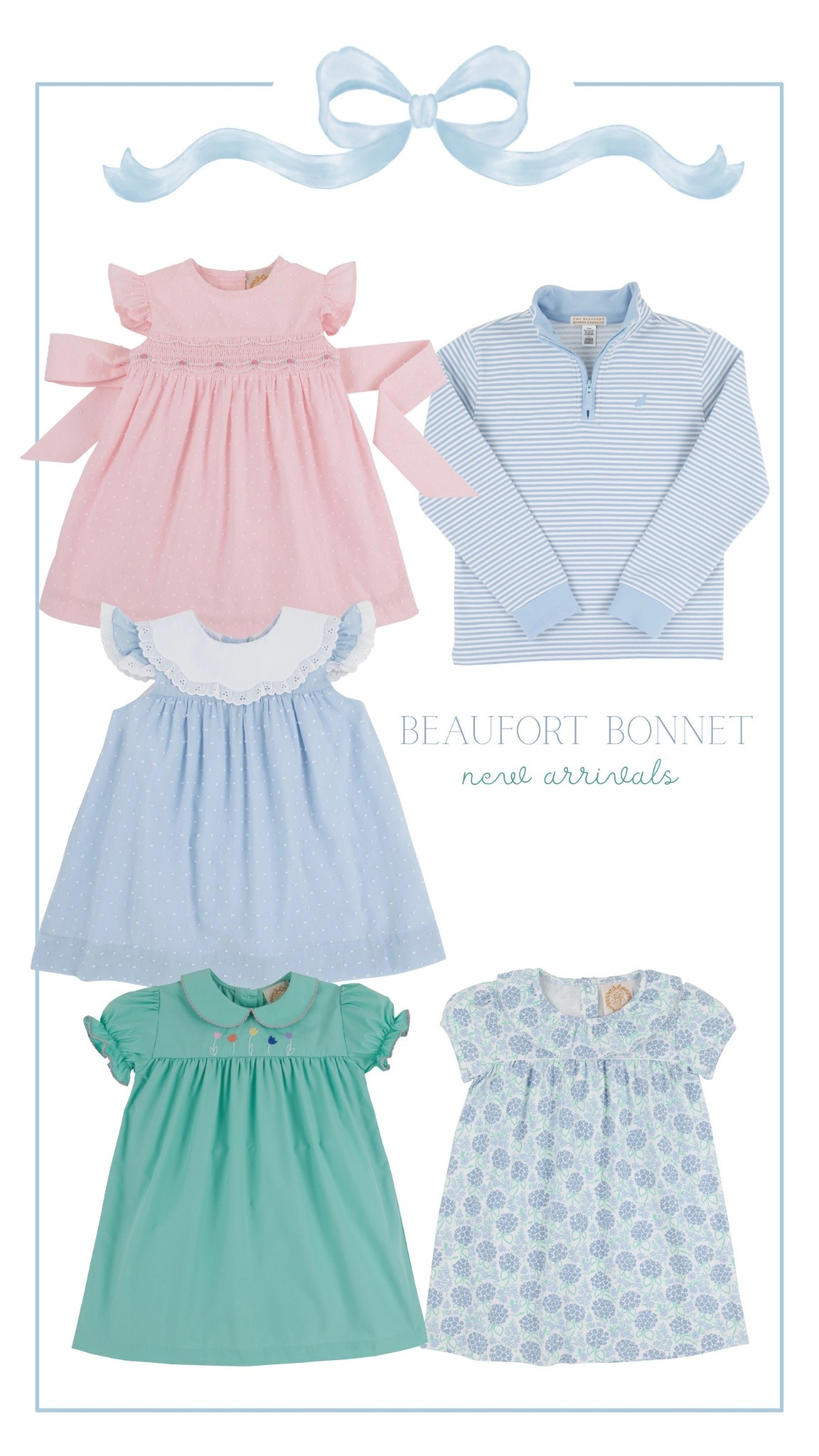spring dresses are here from Beaufort bonnet and it’s always my favorite time of year! here’s what’s in my cart! I missed this blue Swiss dot dress the first time it was released and I scooped it up so quick! My absolute favorite!

#LTKKids