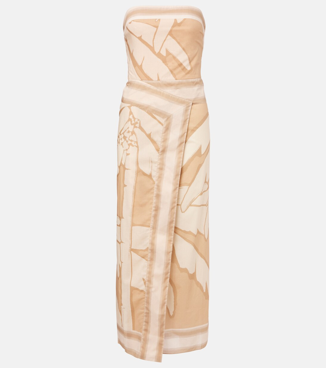 Palms Pontoon cotton poplin midi dress | Mytheresa (US/CA)