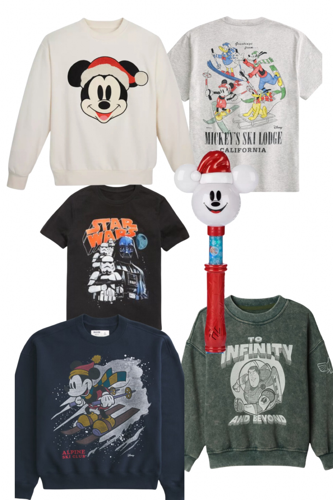 We’re going to Disneyland this Christmas season and I love to wear festive Disney clothes! Heres some fun Christmas Disney outfits!