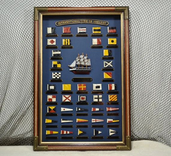 Nautical Flag Shadow Box | Etsy (US)