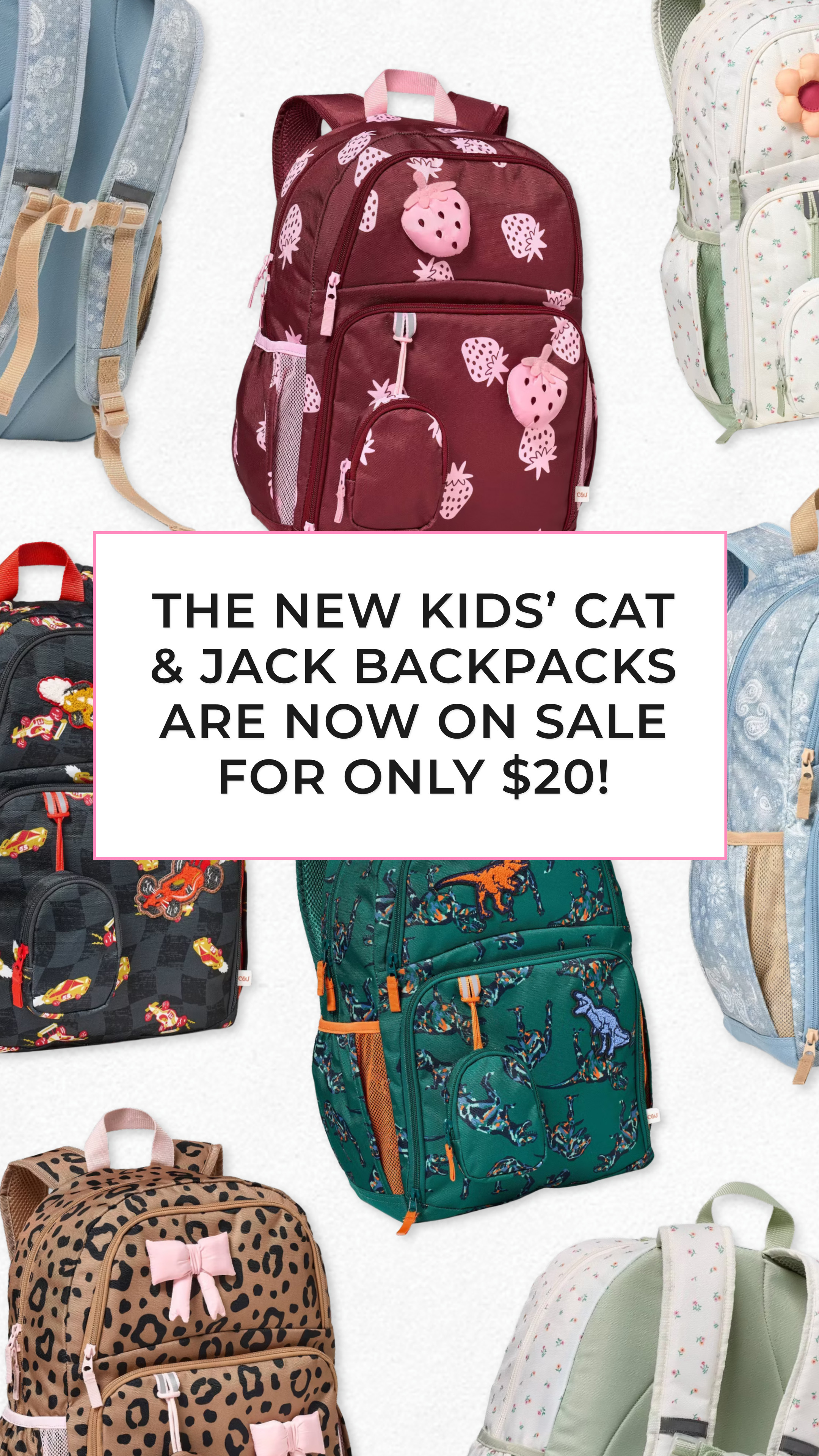 The NEW Cat & Jack kids’ backpacks are on sale for just $20, and toddler styles are only $16! Snag their favorite print now while it’s on sale!

#LTKU #LTKSaleAlert #LTKKids
