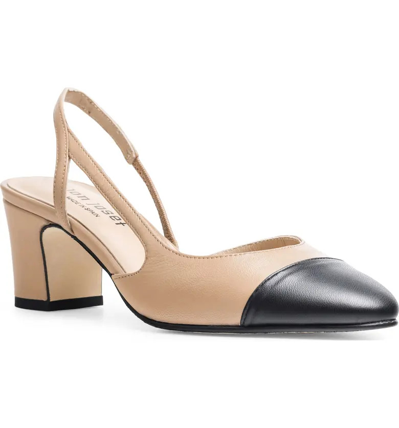 Daniela Block Heel Slingback Pump (Women) | Nordstrom