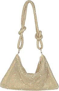 UBORSE Borsa Glitter,Mini Pochette da Borsa Pochette Argento Borsetta Donna Elegante Borsa con St... | Amazon (IT)