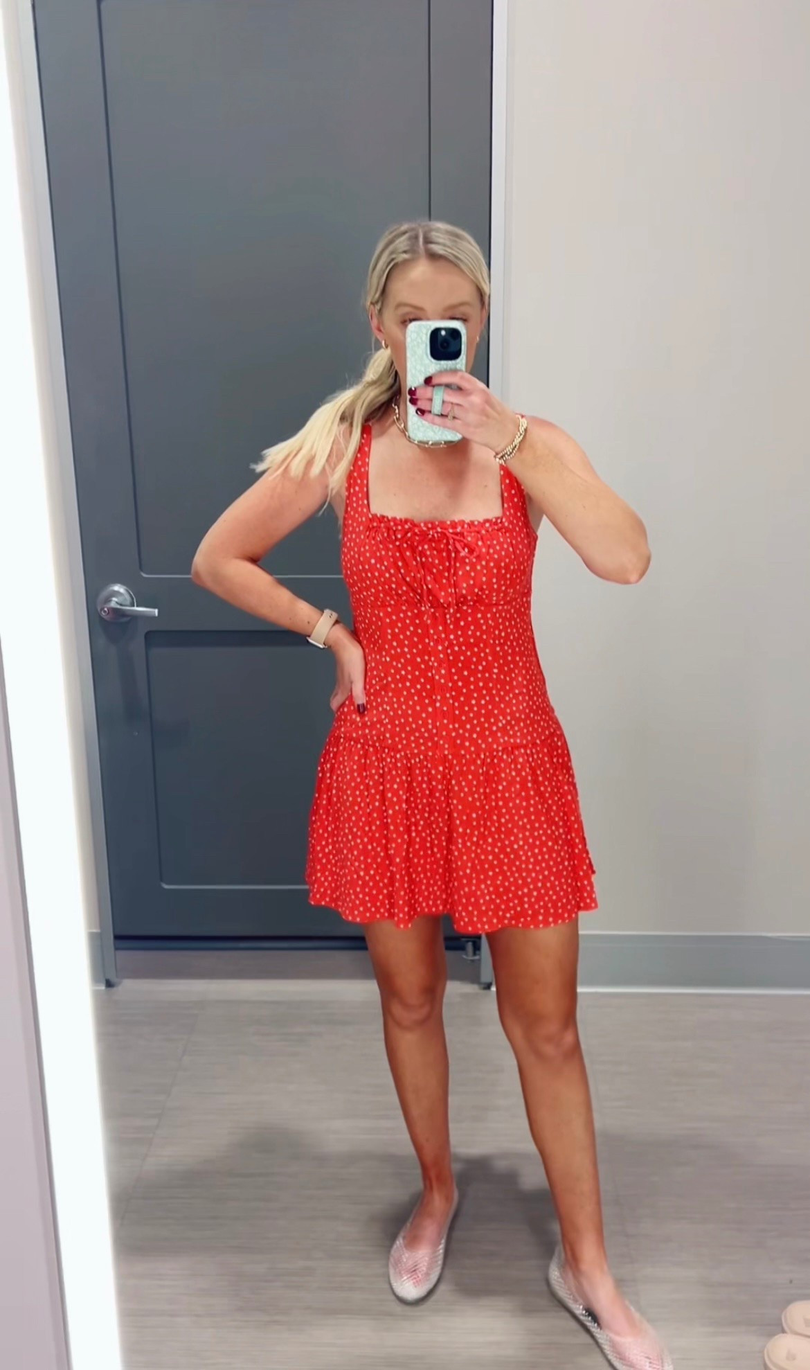 Mini babydoll dress ❤️ in size medium for reference!! 

#LTKFindsUnder100 #LTKStyleTip #LTKFindsUnder50