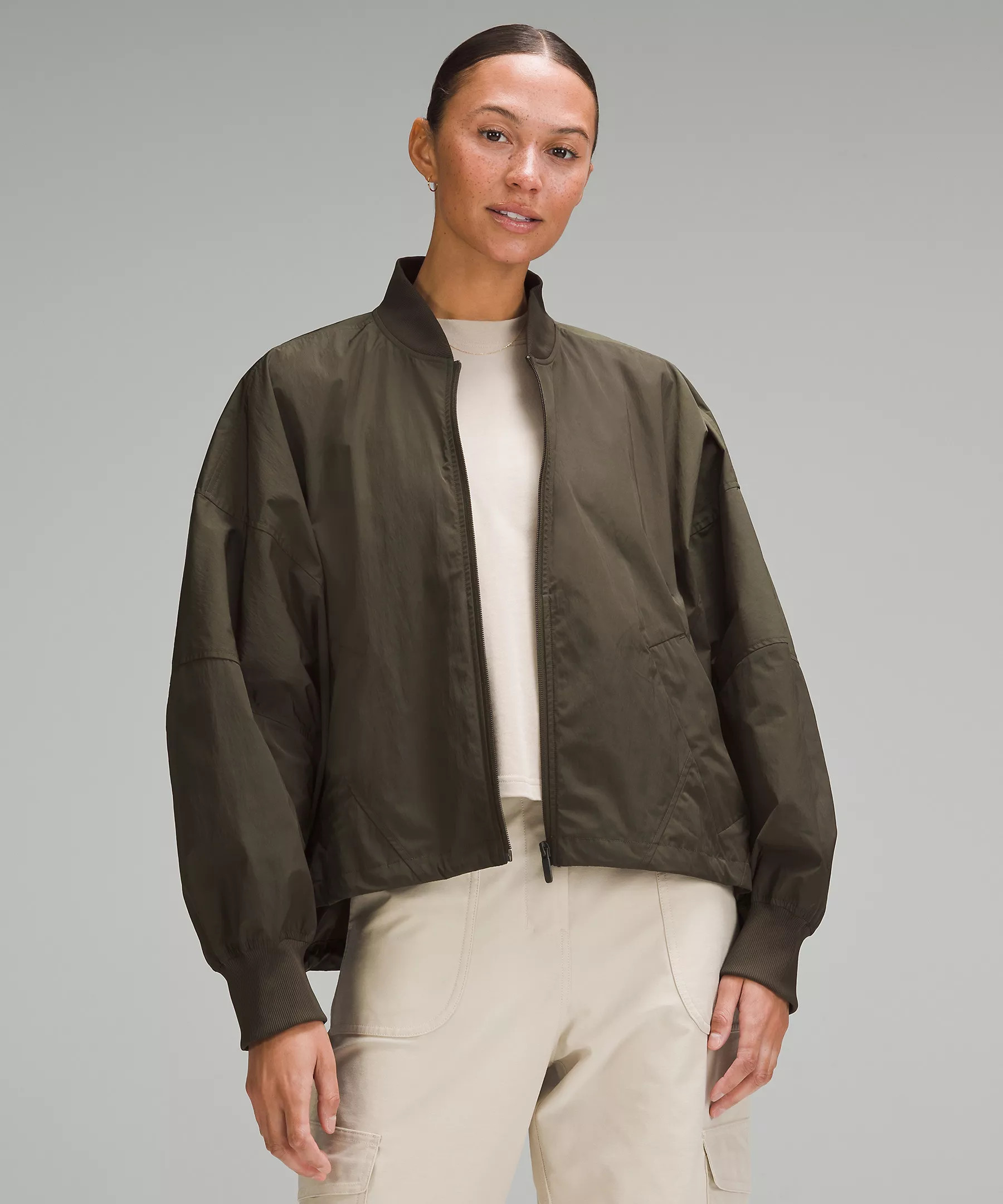 Lightweight Hem-Cinch Bomber Jacket | Women's Coats & Jackets | lululemon | Lululemon (US)
