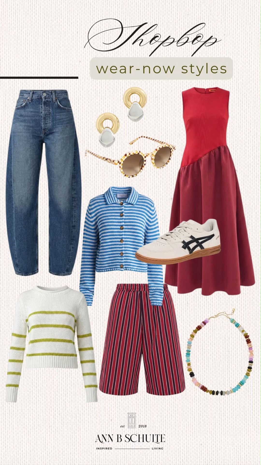 Shopbop’s wear-now styles are making the case for a little wardrobe refresh. Think easy denim, playful stripes, colorful knits, feminine dresses, retro sneakers, and accessories that make even the simplest outfit feel more fun. Basically, all the pieces you want on repeat right now. ❤️👖✨

#ShopbopStyle #ShopbopFinds #WearNowStyles #FallFashion #FallOutfitIdeas #EverydayStyle #CasualChic #DenimStyle #StripedOutfit