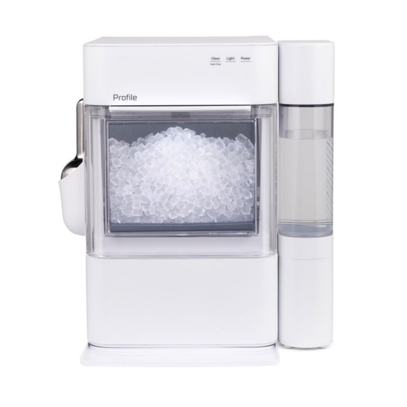 GE Profile Opal 2.0 Ultra Nugget Ice Maker with Side Tank - Stone White + Reviews | Crate & Barre... | Crate & Barrel